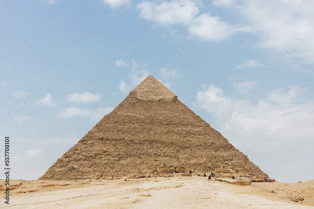 Pyramid of Khufu, Cheops Pyramid in Cairo, Egypt Pyramid of Khufu, Cheops Pyramid in Cairo, Egypt