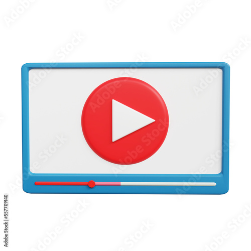 video player symbol icon 3d render design Free Download video player symbol icon 3d render design - GFXLoad