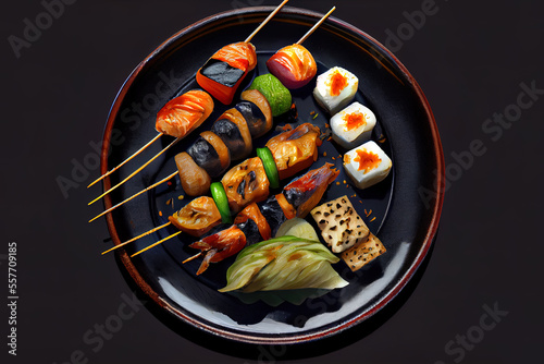 Japanese Yakitori food