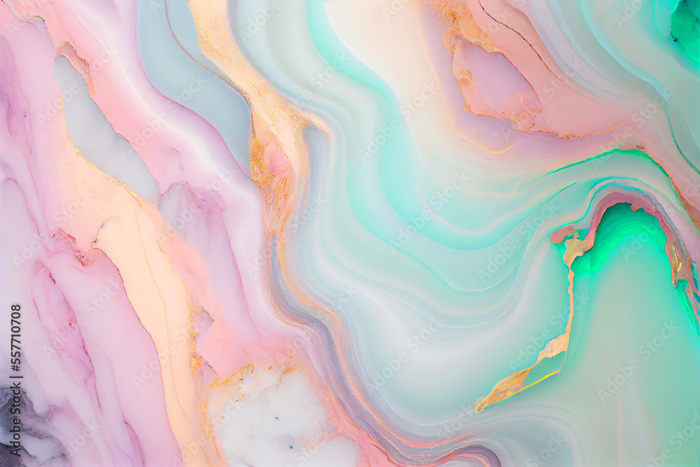 Pastel color texture with marble line elegant background. Gen Art