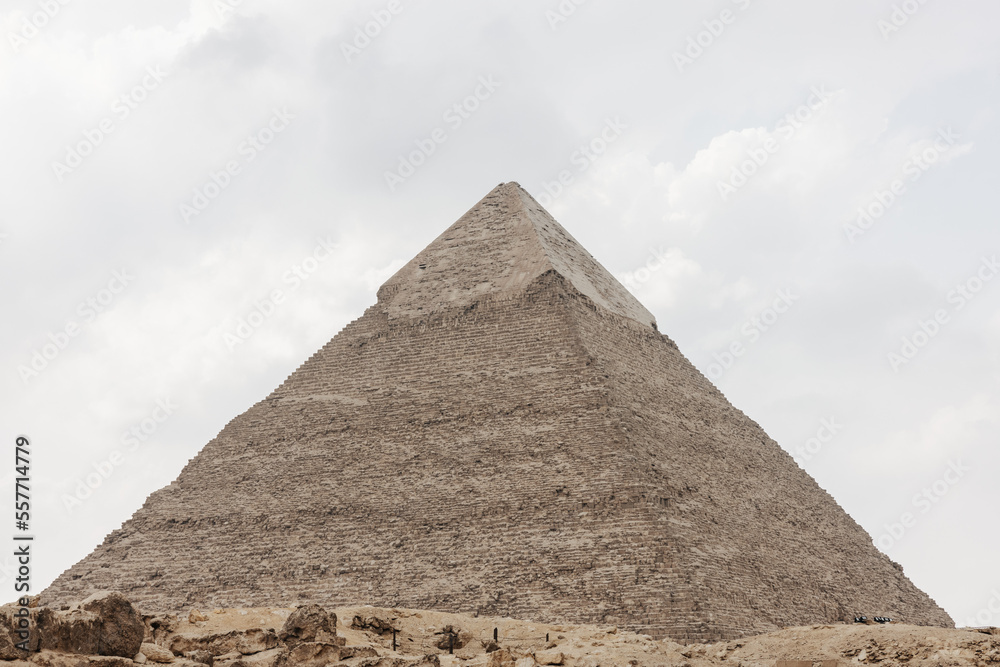 Pyramid of Khufu, Cheops Pyramid in Cairo, Egypt