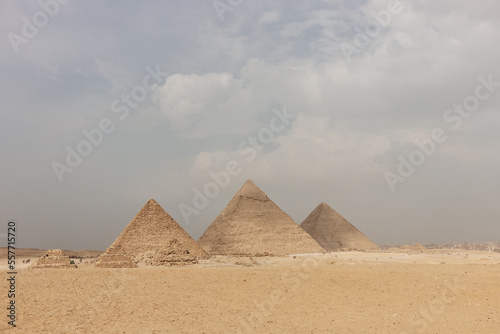 The Pyramids of Giza. Egyptian Pyramids  an ancient wonder of the world