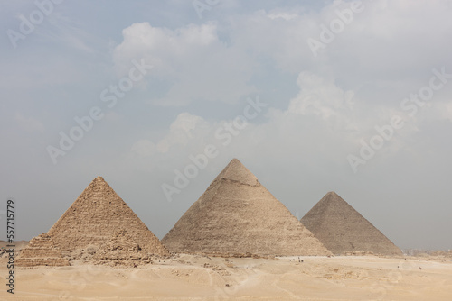 The Pyramids of Giza. Egyptian Pyramids  an ancient wonder of the world