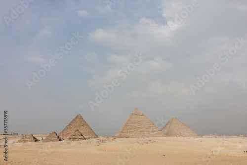 The Pyramids of Giza. Egyptian Pyramids  an ancient wonder of the world