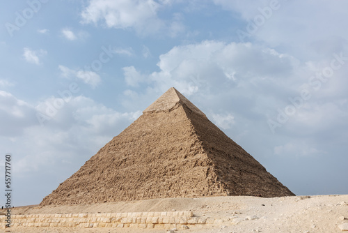 Pyramid of Khafre Pyramid in Cairo  Egypt