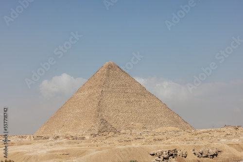 Pyramid of Menkaure in Cairo  Egypt