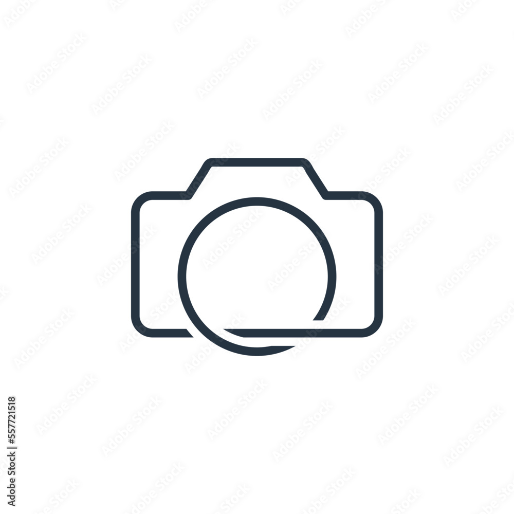 Camera Photography Icon Vector Template
