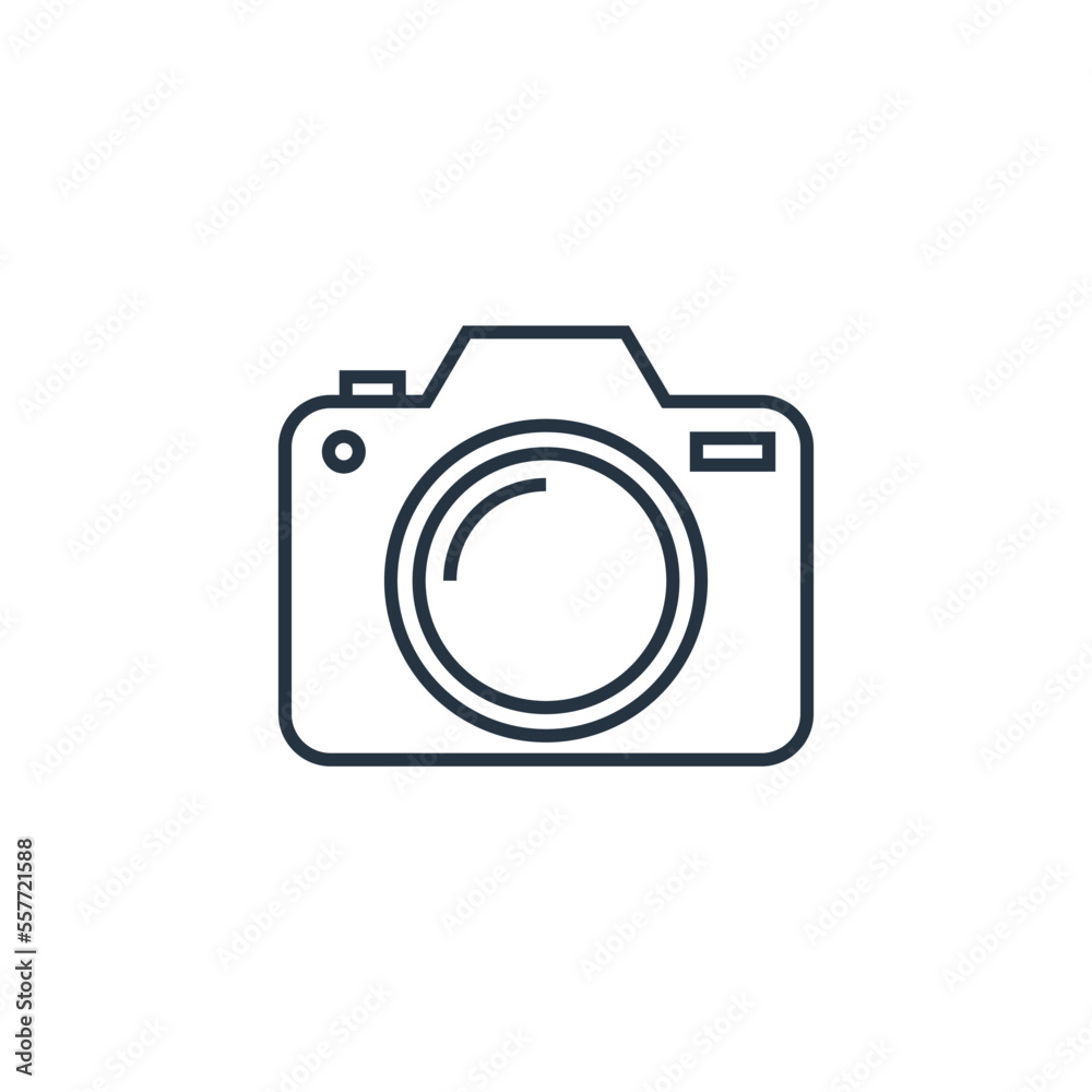 Camera Photography Icon Vector Template