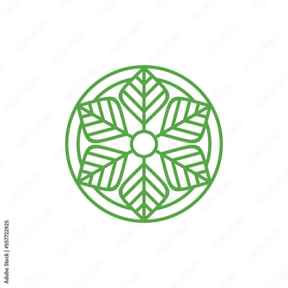 Abstract Flower Decoration Mandala Vector Logo Template Abstract Flower Decoration Mandala Vector Logo Template