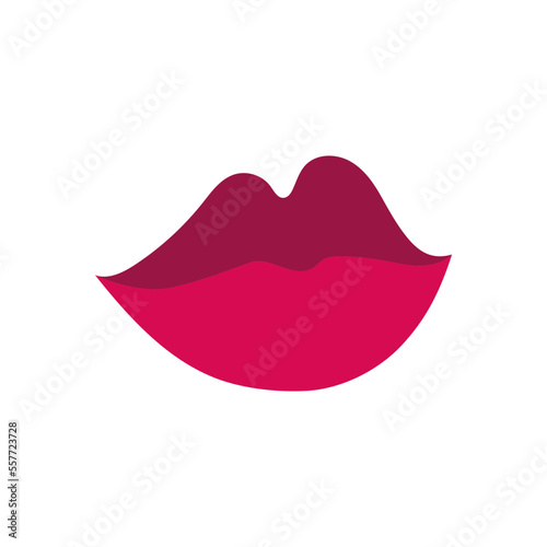 Kussmund pink - Lippen, Vektorgrafik