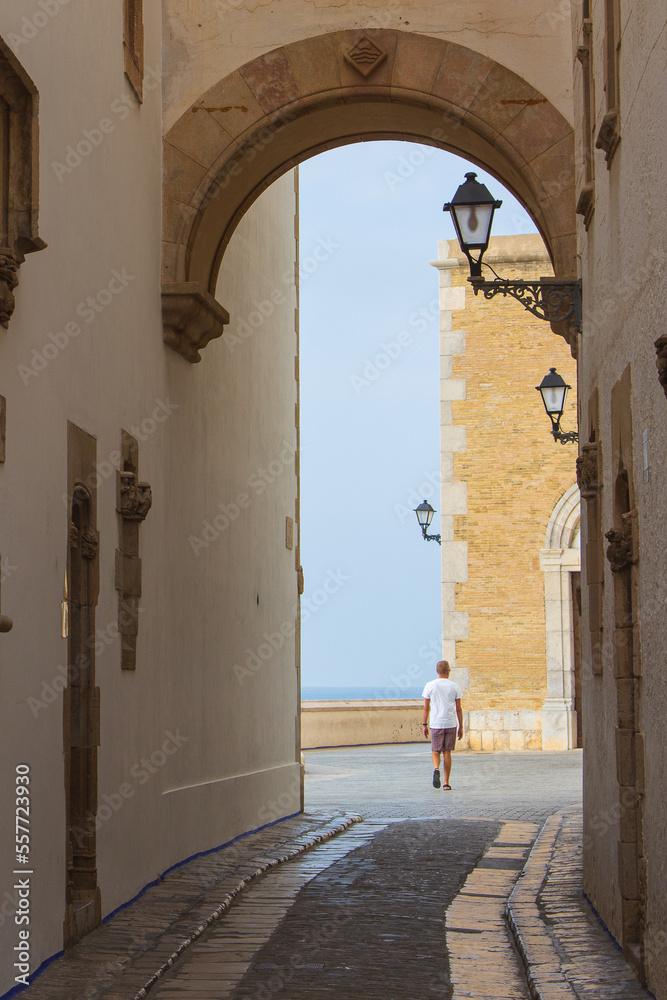In the historic centre of Sitges