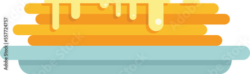 Pancakes icon. Flat illustration of Pancakes vector icon for web design isolated