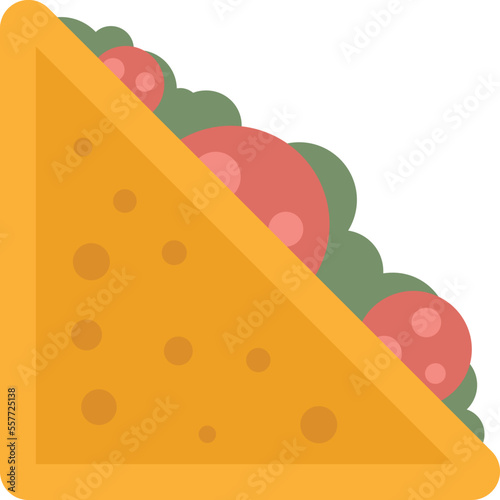 Sandwich icon. Flat illustration of Sandwich vector icon for web design isolated