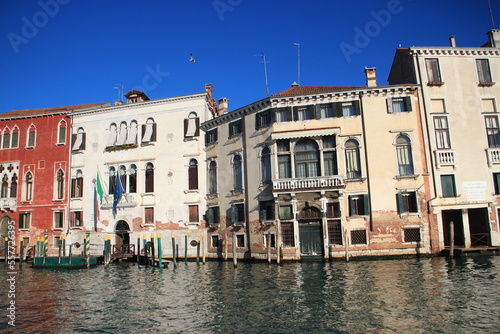 Venise .Détails façades sur grand canal