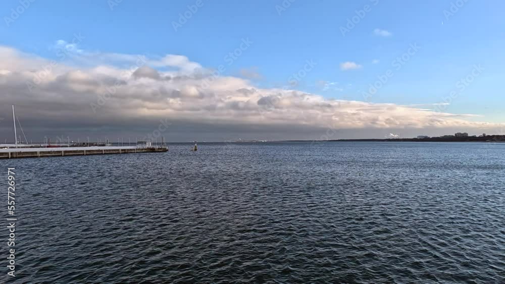 Calm sea. Beautiful weather by the sea in winter. Calm sea. Beautiful weather by the sea in winter.