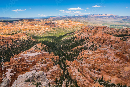 Bryce Canyon national park with shadows