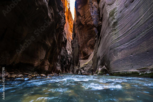 The Narrows in Zion national park, USA