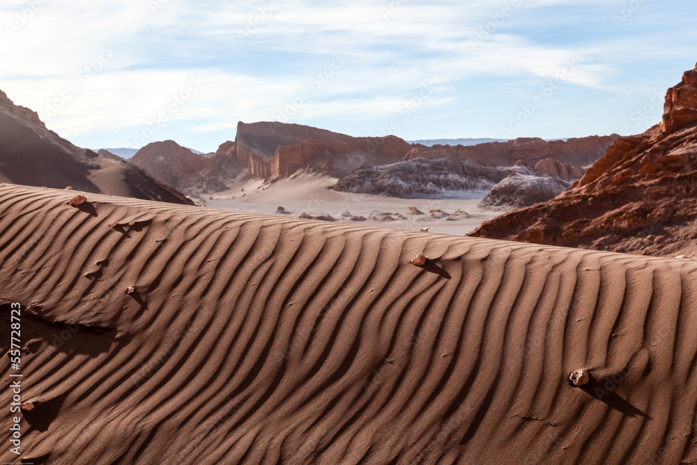 Naklejka premium Valle de la Luna, San Pedro de Atacama
