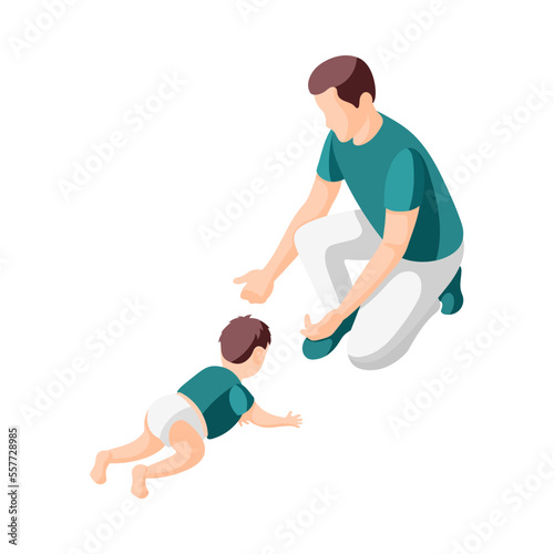 Father On Maternity Leave Icon