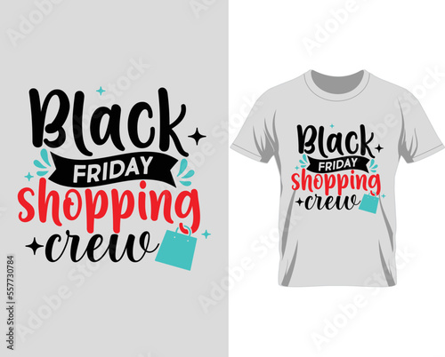 Black Friday t shirt design vector photo