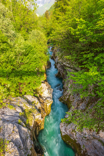 Great Soca Gorge (Velika korita Soce), Triglavski national park, Slovenia