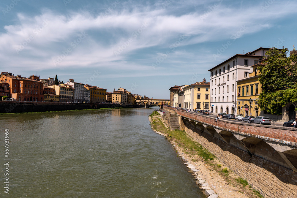 View of the river Arno