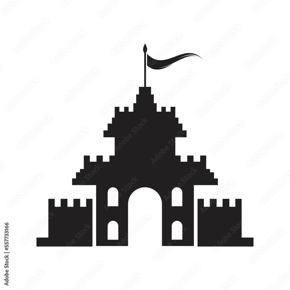 Castle Logo Template vector symbol icon design Castle Logo Template vector symbol icon design