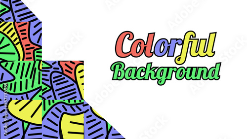 Abstract liquid shape. Fluid geometric design.colorful waves with geometric lines, dots.vector