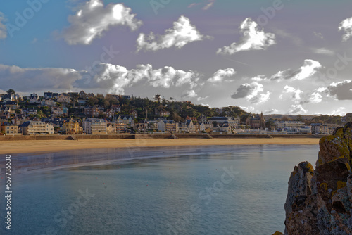 plage de Pléneuf Val André dans les côtes d'armor - bretagne