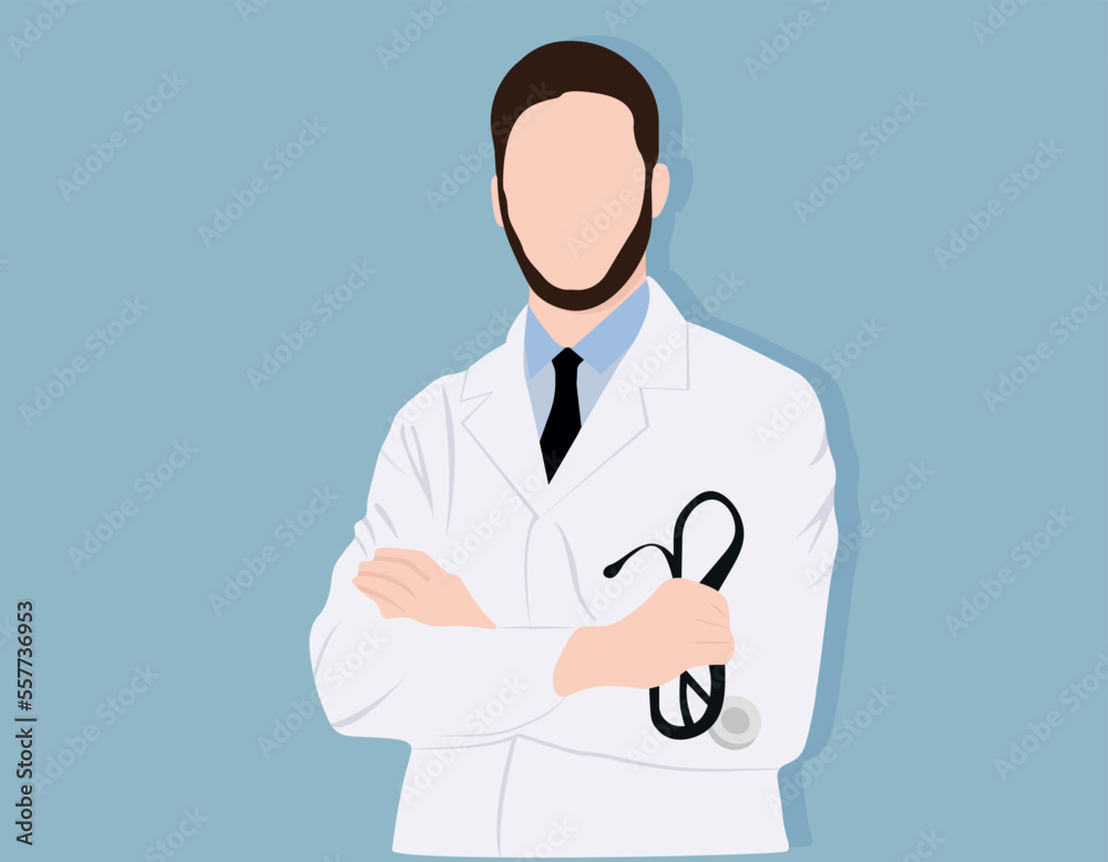 Fototapeta premium doctor with stethoscope