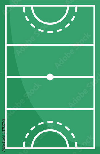 Hurling field icon. Flat illustration of Hurling field vector icon for web design isolated
