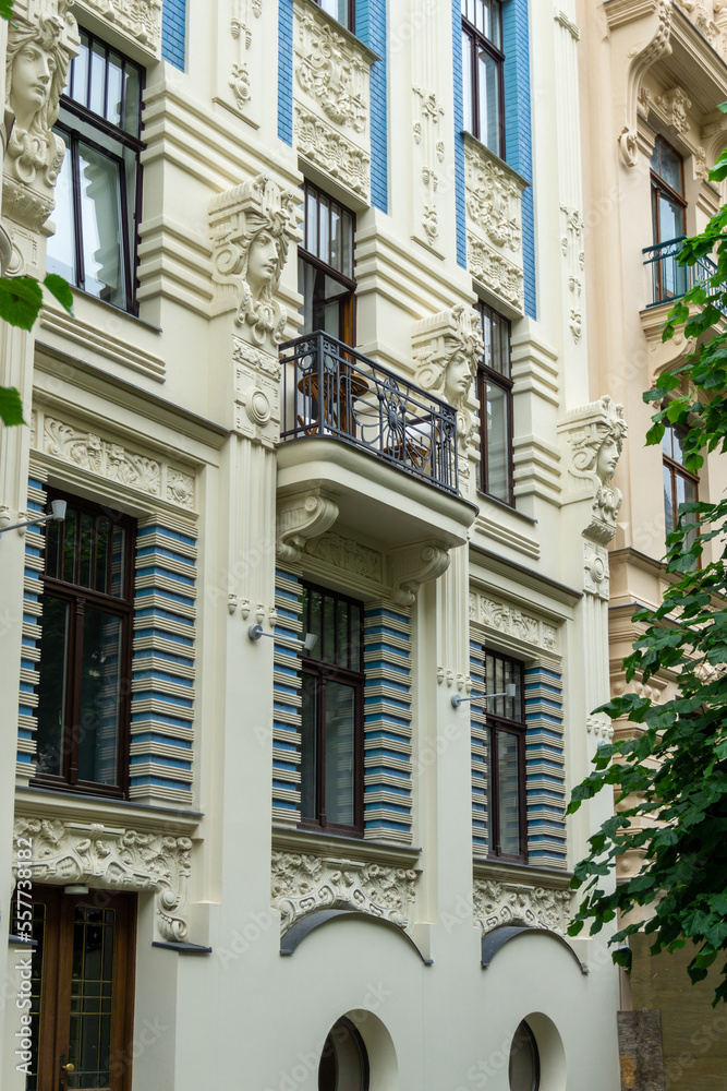 Riga Art Nouveau District.