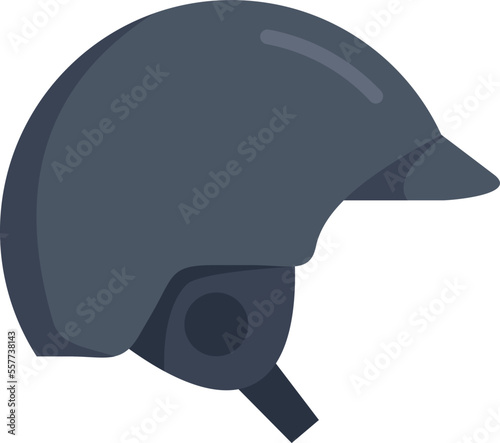 Hurling helmet icon. Flat illustration of Hurling helmet vector icon for web design isolated