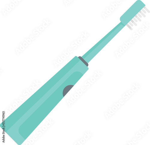 Electric toothbrush cleaning icon. Flat illustration of Electric toothbrush cleaning vector icon for web design isolated