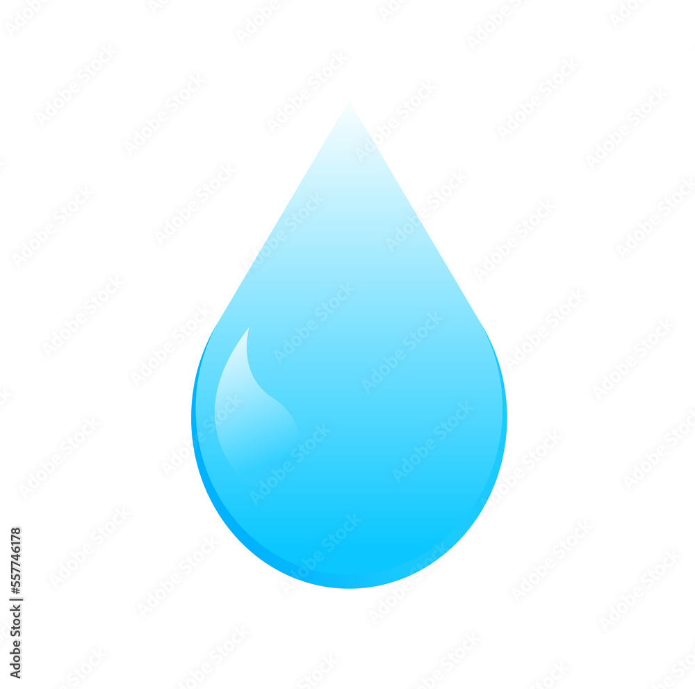 Blue Water Drop Isolated PNG Icon Illustration Blue Water Drop Isolated PNG Icon Illustration