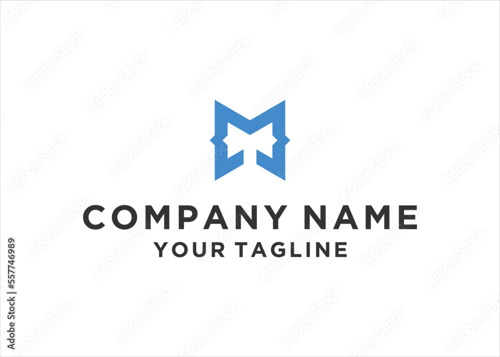 letter m with code logo design vector illustration template letter m with code logo design vector illustration template