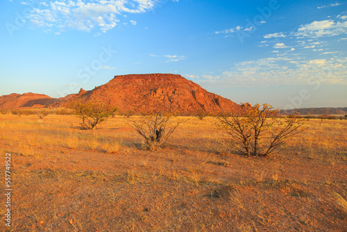 Namibian landscape Damaraland, homelands in South West Africa, Mowani, Namibia.