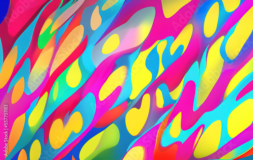 Abstract colorful background used in design, background decoration, clothing.