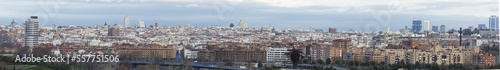 Fototapeta Naklejka Na Ścianę i Meble -  Madrid rooftop view 