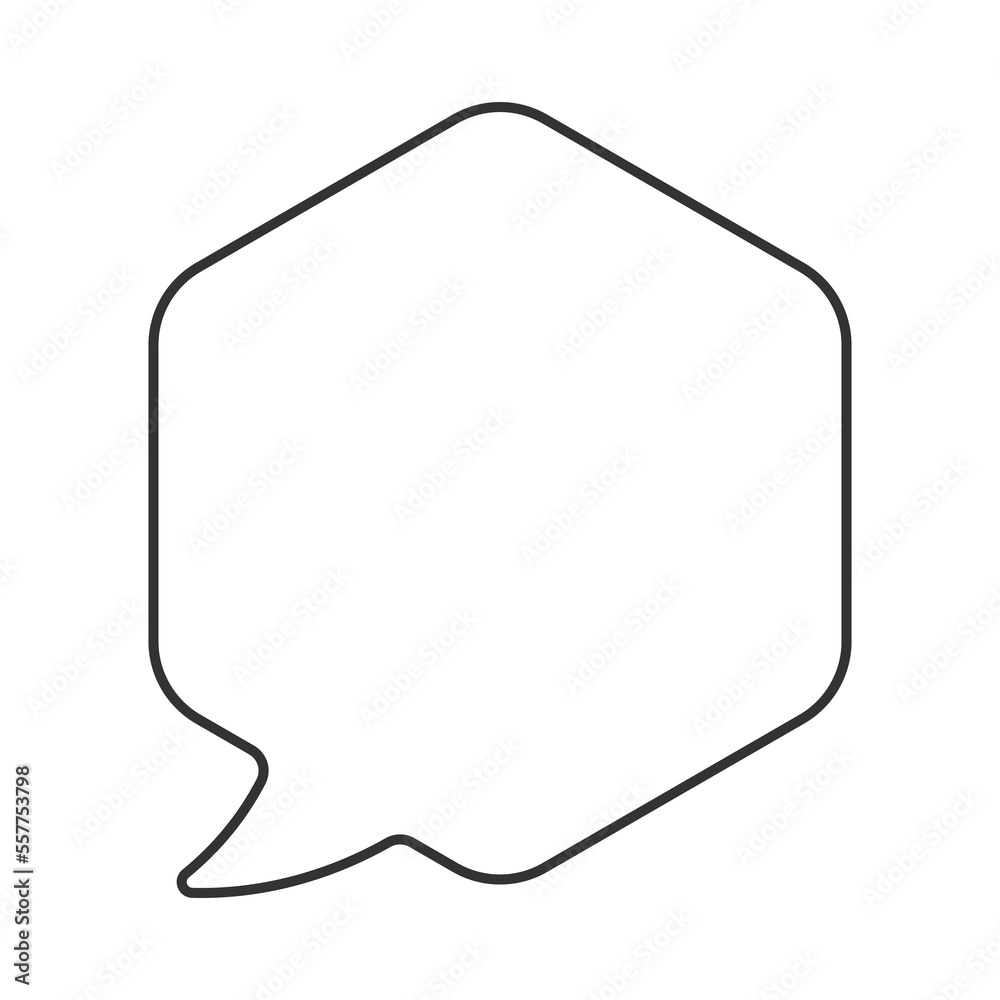 Speech bubble vector icon. Line sign for mobile concept and web design. Symbol, logo illustration. Vector graphics Speech bubble vector icon. Line sign for mobile concept and web design. Symbol, logo illustration. Vector graphics