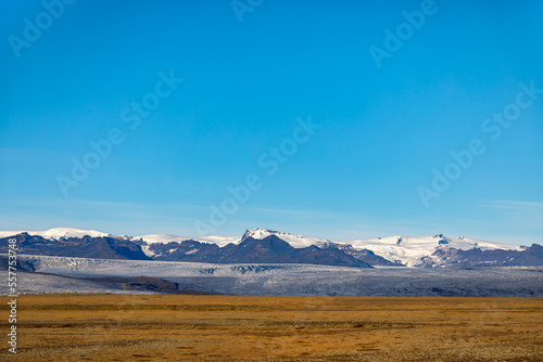 Landscape in Skaftafell area  Iceland