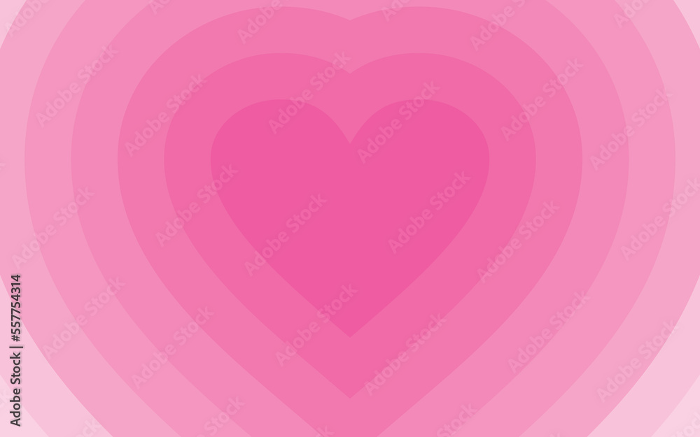 Happy Valentine's Day greetings with a beautiful pink background symbolize love and affection and are very romantic, suitable for showing love for your lover