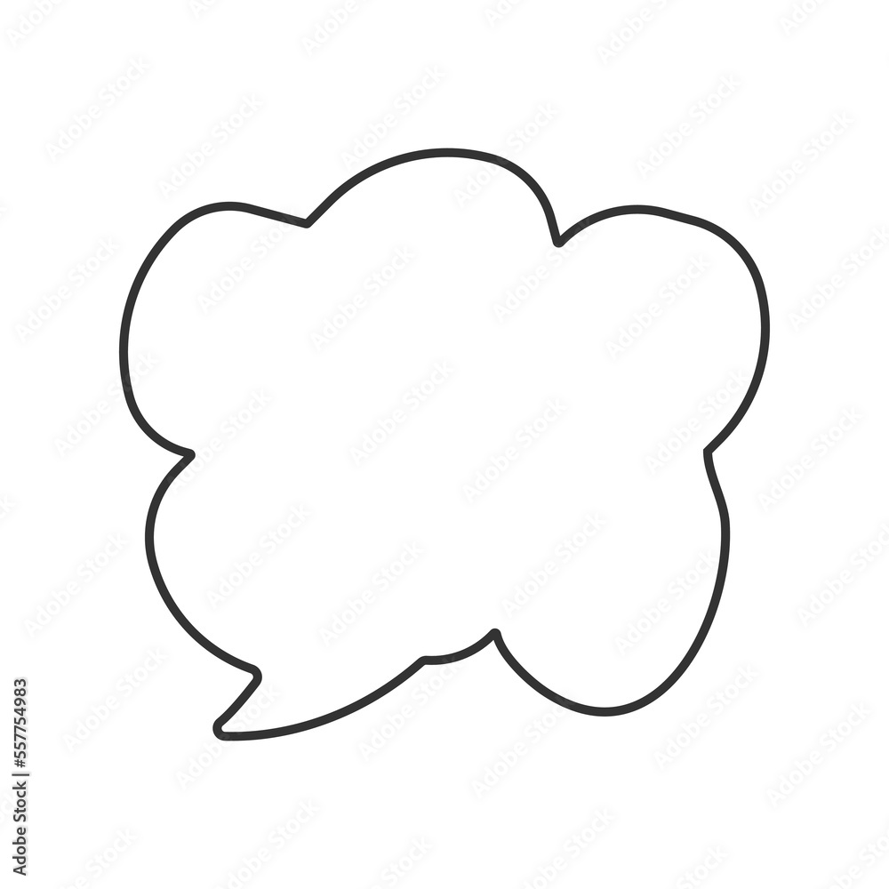 Speech bubble vector icon. Line sign for mobile concept and web design. Symbol, logo illustration. Vector graphics Speech bubble vector icon. Line sign for mobile concept and web design. Symbol, logo illustration. Vector graphics