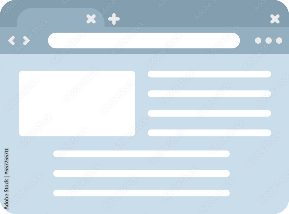 Browser page icon flat vector. Window computer. Web screen isolated Browser page icon flat vector. Window computer. Web screen isolated