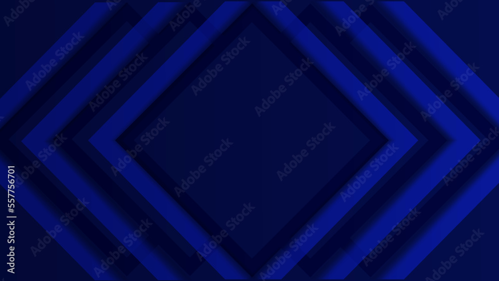 Blue background rectangular geometric design with modern corporate ...