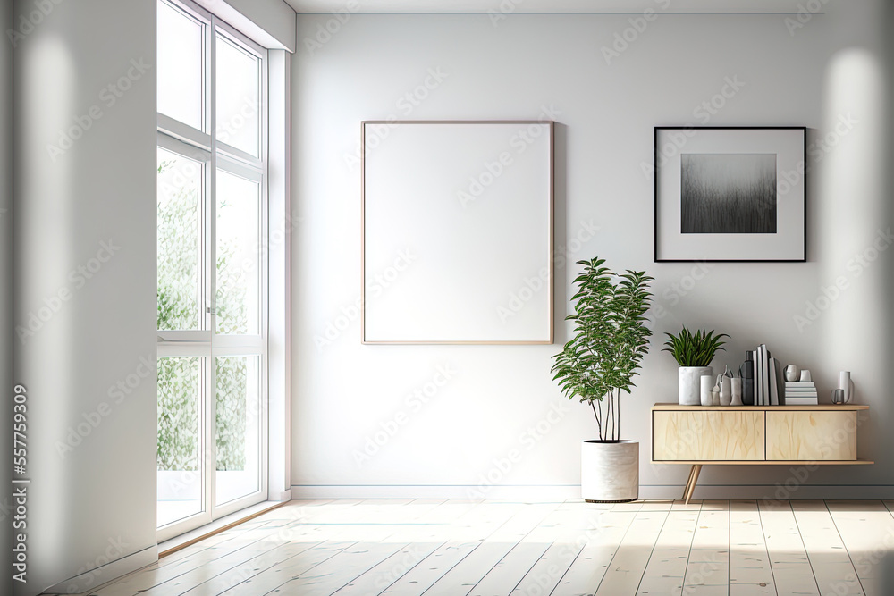Fototapeta premium contemporary home decor. Generative AI