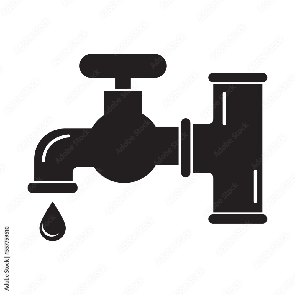 water pipe icon logo vector desigm template water pipe icon logo vector desigm template