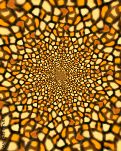 abstract texture with light brown and dark brown abstract giraffe spots