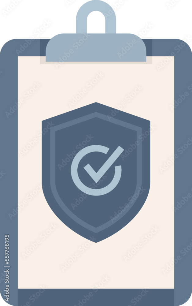 Reliability clipboard icon flat vector. Iso assistant. Audit checklist isolated Reliability clipboard icon flat vector. Iso assistant. Audit checklist isolated