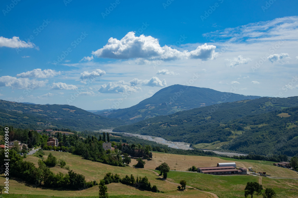 Paese di Bardi, provincia di Parma, Emilia Romagna